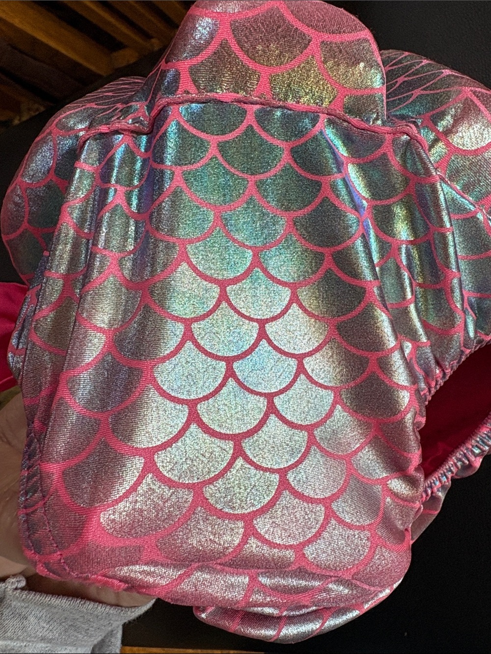 My Pool Pal XS 20-30lb Mermaid Float Swimsuit Vest in Teal and Pink - Picture 6 of 6